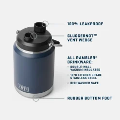 kan halve gallon (1,8 l)
