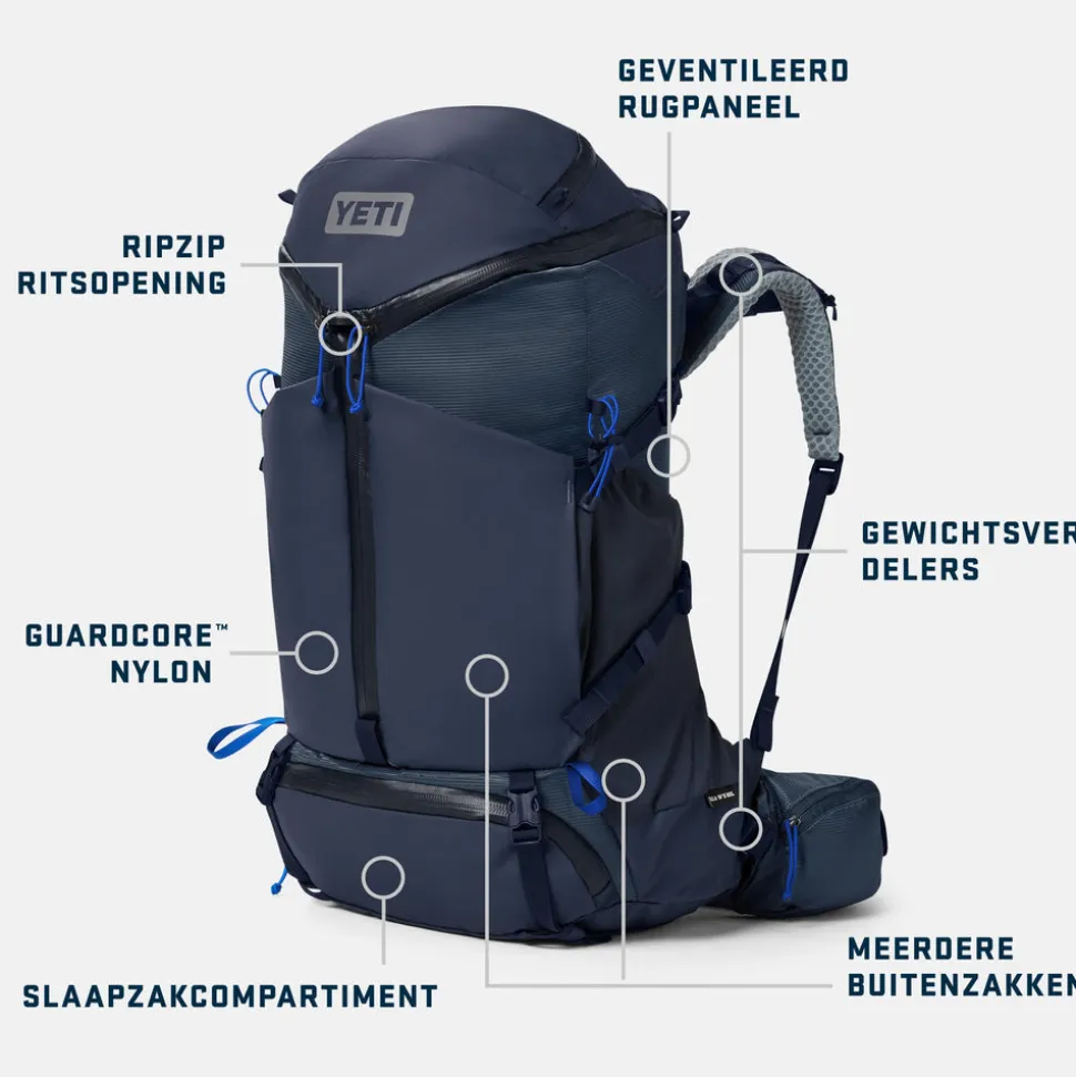 50L-wandelrugzak voor dames