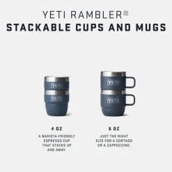 6 oz (177 ml) stapelbare mokken