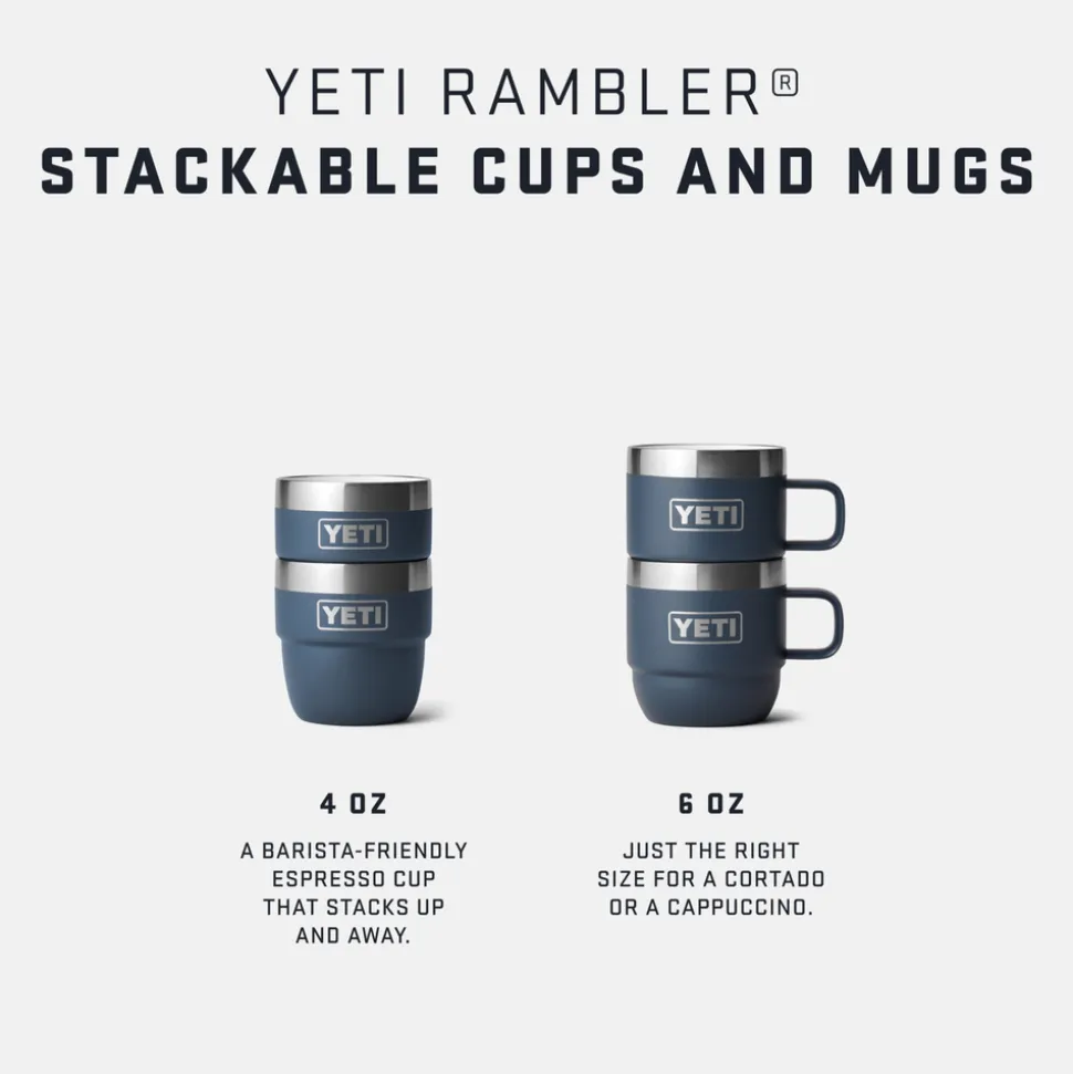 6 oz (177 ml) stapelbare mokken